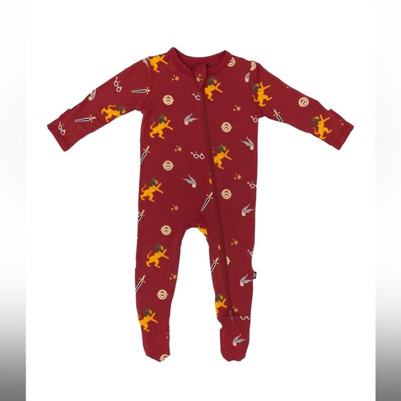 Kyte BABY Zippered Footie in
Gryffindor / About Harry Potter x Kyte BABY - Picture 2 of 7
